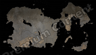 High Resolution Decal Wall Damaged Texture 0004